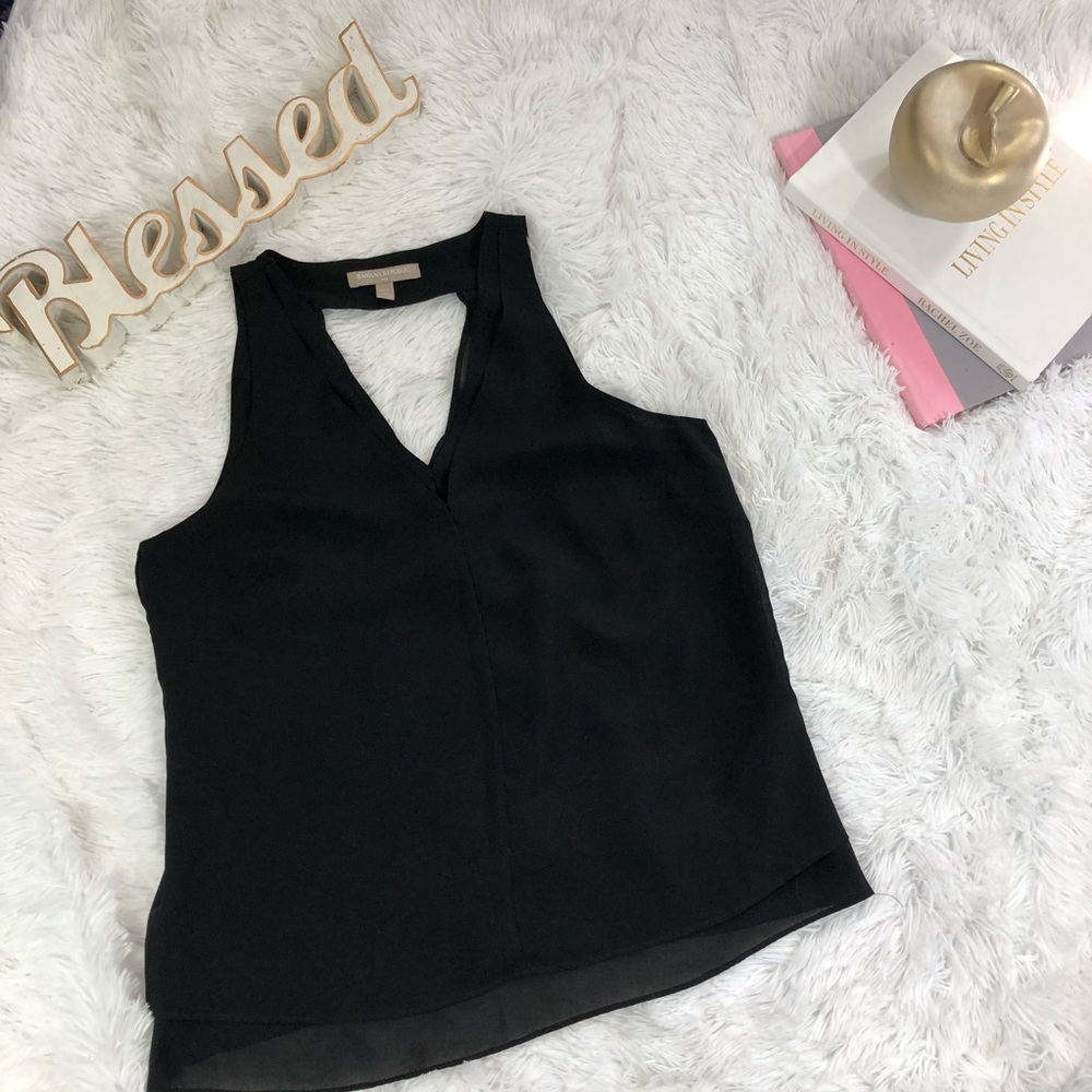 Banana Republic blouse black color size M